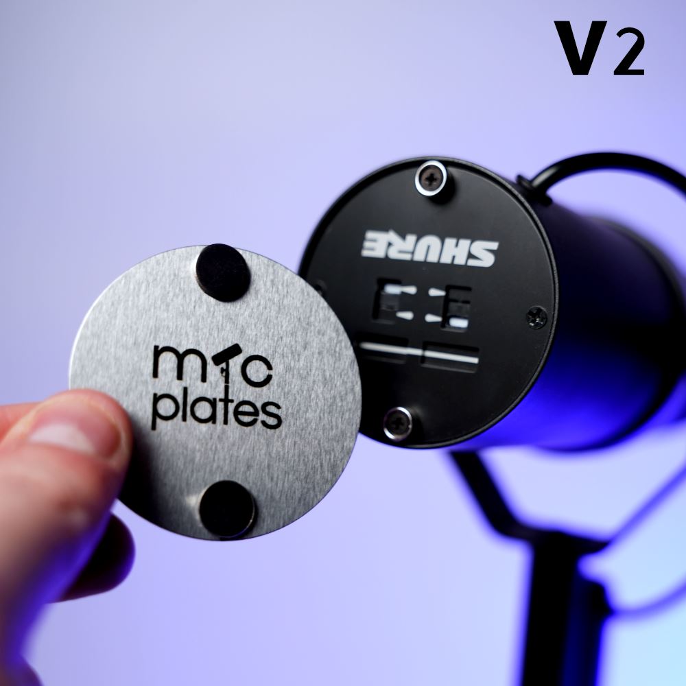 Custom Mic Plate for Shure SM7B SM7B Switch Cover MicPlates