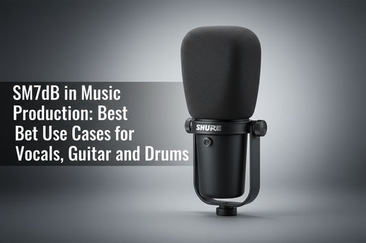 The SM7dB in Music Production: Best Use Cases for Vocals, Guitar, and Drums